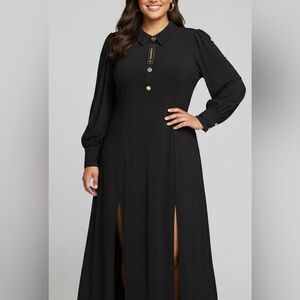 Ashley Stewart® Luxe Black Midi Dress – Size 26/28
NWT | Never Worn